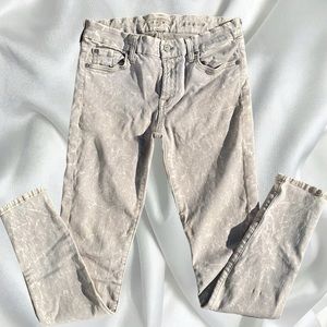 7 For All Mankind gwenevere marble skinny jeans